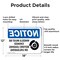 Signmission Wheels Must Be Chocked OSHA Notice Sign, Aluminum, 18in W x 12in L, 2PK OS-2PACK-NS-A-1218-L-16909 - alternate 7
